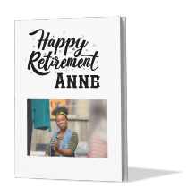 Authory A5 book example - Happy Retirement Anne